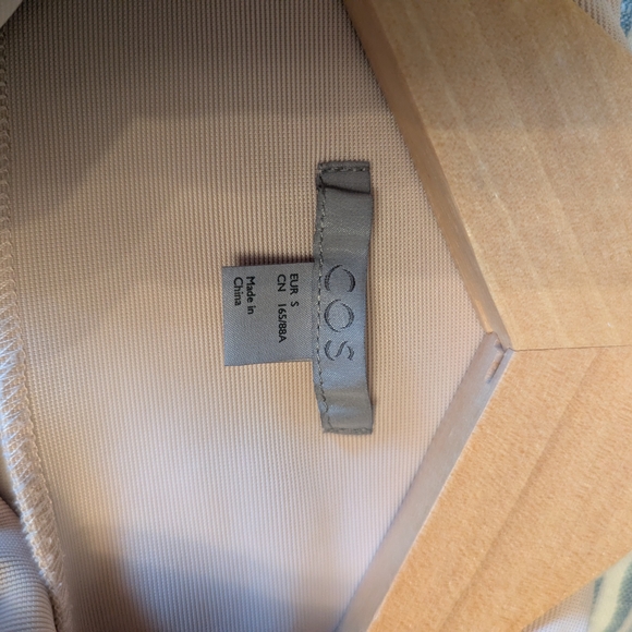 COS Cream Textured Top - Picture 3 of 7